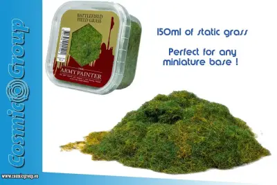 Figurine basing field grass